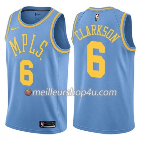 Maillot Basket Homme Los Angeles Lakers Jordan Clarkson 6 Nike Hardwood Classics Swingman